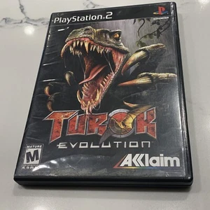 Turok: Evolution (PlayStation 2 PS2, 2002) VGC/NM Disc Complete CIB Manual - Picture 1 of 9
