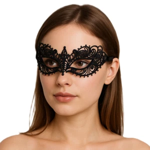 Black Lace Eye mask Sexy Masquerade Elegant Mask Fancy Dress Halloween Costume - Picture 1 of 3