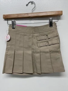 French Toast Scooter Girls Adjustable Waist Hidden Comfort Shorts size 5 Beige - Picture 1 of 6