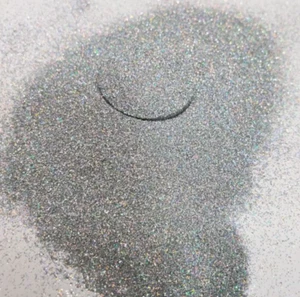 2oz Sterling Silver Holographic Glitter For Epoxy Tumblers, Nail & Body Art - Picture 1 of 3