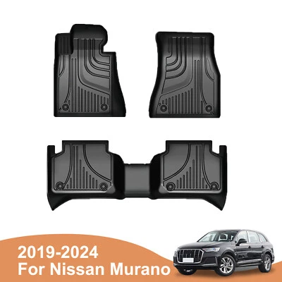 Car For Nissan Murano 2015-2024 Floor Mats TPE Trunk Mat Cargo Liner All Weather - Image 1 of 4