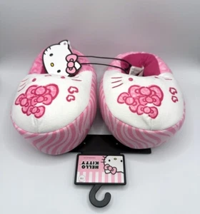 Sanrio Hello Kitty Little Girl's Plush Slippers in Pink, Size 7/8 - Picture 1 of 6