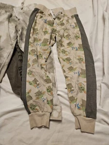 Star Wars sweatpants joggers green baby yoda youth Boys size 6/7 - Picture 1 of 6