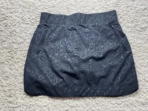 Orvis Travel Skort Damengröße M schwarz Rosenmuster Rock mit Shorts Stretch gebraucht, in einwandfreiem Zustand - Bild 1 von 9