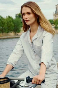 Essential Long Pj Set in Ciel - Imagen 1 de 10