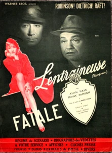 Marlene Dietrich G Raft E G Robinson L'ENTRAINEUSE FATALE Walsh 1941 MANUEL 8p - Picture 1 of 5