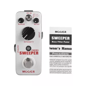 Mooer Sweeper Bass Dynamic Envelope Filter Effects Pedal Clean & Fuzz Model MFT1 - Picture 1 of 6