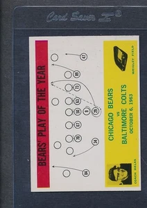 1964 Philadelphia #028 Bears' Play Of The Year EX *214 - Bild 1 von 1