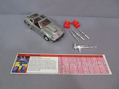 Transformers G1 "BLUESTREAK" 100% Completo Pre-Frotado De Colección Hasbro 1984 Foto 1 de 3