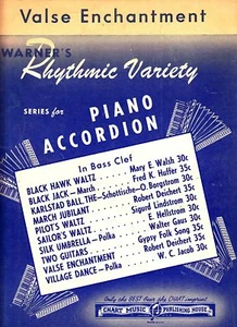 Valse Enchantment Robert Deichert 1950 Vintage Accordion Sheet Music - Bild 1 von 2
