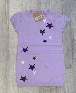 NWT crazy 8 Starry Purple Sweater Dress Baby Girl 12-18 Months - Picture 1 of 3