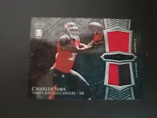 Charles Sims 2014 Bowman Sterling Football Rookie Dual Jersey Card #BSRDR-CS Nrm