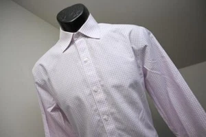 Bonobos Anzughemd Standard Passform kariert Freizeit Knopfleiste Herren Gr. 15-34 Medium - Bild 1 von 7