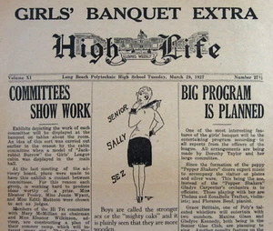 Long Beach Polytechnic High School Photo Student Newspaper Theater Program 1927 - Picture 1 of 9
