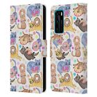 Official Micklyn Le Feuvre Animals Leather Book Wallet Case For Huawei Phones 4