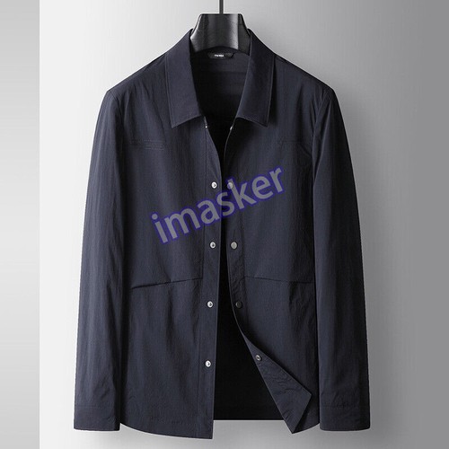 VETEMENTS Giacca Uomo Primaverile Bavero Camicia Lusso Casual Lavoro Business Jacket Soprabiti