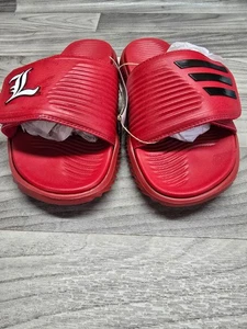 adidas Mens Alphabounce 2.0 Slides Mens Size 7 Sandals NCAA Louisvile Red JI2522 - Picture 1 of 6