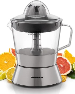 Homeleader Electric Citrus Juicer, Orange Juicer with Pulp Control Silver  - Image 1 of 4