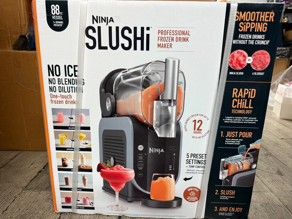 Ninja Slushi 5 In 1 Professional Frozen Drink Maker FS301 88oz