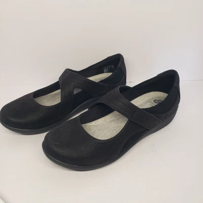 Clarks Cloudsteppers Shoes Womens 10 M Sillian Bella Mary Jane Strap Flat NWOB  - Image 1 of 4