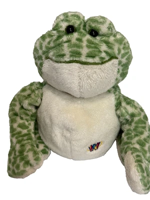 Webkinz Ganz Spotted Frog Green White Plush Stuffed Animal No Code - Image 1 of 4