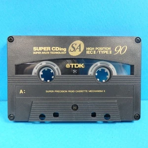 🍒 1x TDK SA 90 * IEC II Type 2 * Tape Cassette Kassette Casete кассета * 1994 - Bild 1 von 4