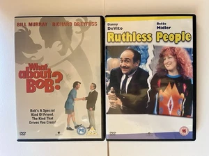 Ruthless People, What About Bob? DVD Danny DeVito, Bill Murray, 90's 80's Comedy - Imagen 1 de 2