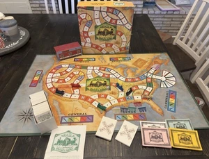 1985 RAIL MASTERS TRUST COMPANY BRETTSPIEL, EISENBAHN QUIZ BRETTSPIEL, KOMPLETT - Bild 1 von 16