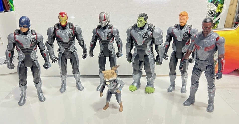 Marvel Legends MCU Película Avengers Endgame Quantum Suit Lote de 7 Foto 1 de 1