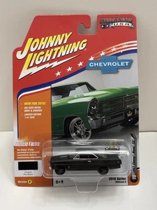 Johnny Lightning 1967 Chevy Nova SS 1 of ONLY 1836 Made Flat Black Sealed 2016 - Picture 1 of 16