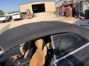 2011 2012 2013 MERCEDES BENZ E550 Convertible Roof Top Black Fabric W207 855206 - Picture 1 of 12