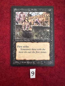 MTG - Arabian Nights - Stone- Throwing Devxls (Dark) NM/M. - Picture 1 of 2