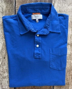 JACK SPADE POCKET POLO SHIRT BLUE MENS SIZE LARGE EXCELLENT CONDITION - Picture 1 of 6