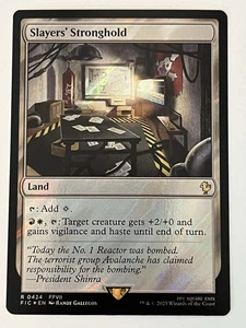Slayers' Stronghold Surge Foil Final Fantasy MTG 0424 Rare NM - Picture 1 of 2