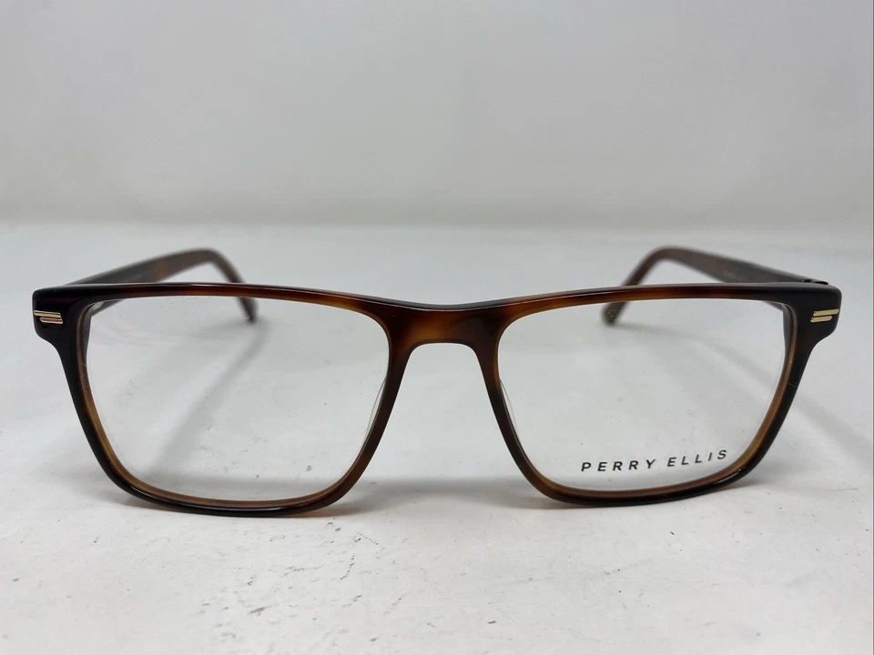 Marco de gafas Perry Ellis PE 460-3 54-17-145 marrón miel borde completo T904 Foto 1 de 4