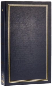 3-Ring Photo Album 300 Pockets Hold 4x6 Photos, Navy Blue - Picture 1 of 2
