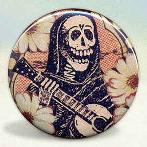 Jose Posada Guitar Day of The Dead Pocket Mirror tartx - Picture 1 of 3