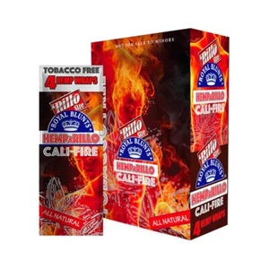 Hemparillo Cali-Fire Rillo Size - Full Box of 15 Pouches (4 Per Pouch) - Picture 1 of 2