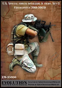 Evolution 35086 1/35 operatore forze speciali statunitensi in combattimento, Afghanistan (3) - Foto 1 di 2