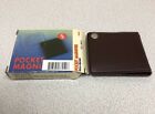 Brand New Pocket Size Magnifier Power Zoom Burgundy Loupe-40mm Diameter