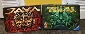 Mask Trilogy Games Lot Java (mostly unpunched) & Tikal Rio Grande Games Complete - Picture 1 of 13
