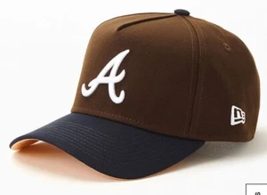 New Era Atlanta Braves 9Forty SnapBack Brown World Series Hat Rare - Picture 1 of 9
