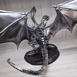 25CM YuGi-Oh Duel Monsters Blue-Eyes White Dragon Figur Statue YuGiOh No Box - Bild 1 von 6