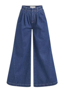 Free People We The Free Equinox Denim Jeans Trousers Size 25 Indigo Blue - Picture 1 of 16