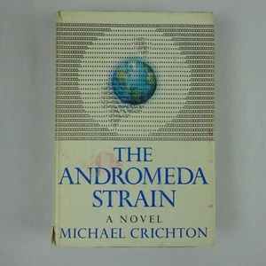 The Andromeda Strain by Michael Crichton Hardcover Dust Jacket 1969 - Picture 1 of 8
