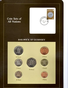COIN SETS OF ALL NATIONS BAILIWICK OF GUERNSEY PR UNCirc SPECIAL OFFER read desc - Picture 1 of 2