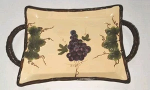 Piatto vintage Pacific Rim dipinto a mano design TOSCANA - PEZZO RARO in ottime condizioni - Foto 1 di 3