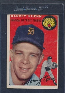 1954 Topps #025 Harvey Kuenn Tigers Fair 54T25-100615-1 - Bild 1 von 1