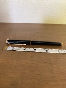 Vintage 90's Waterman Ballpoint Rollerball Pen Black Gold Made in France