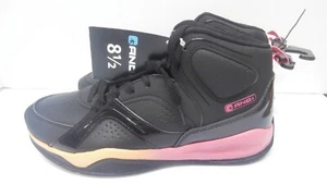 New AND1 Size 8 1/2 Woman's High-top Basketball Shoes Black, Orange, Pink - Picture 1 of 13